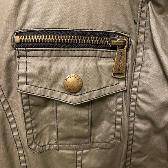 Michael Kors Two Tone Canvas Jacket - Picture 4 of 7